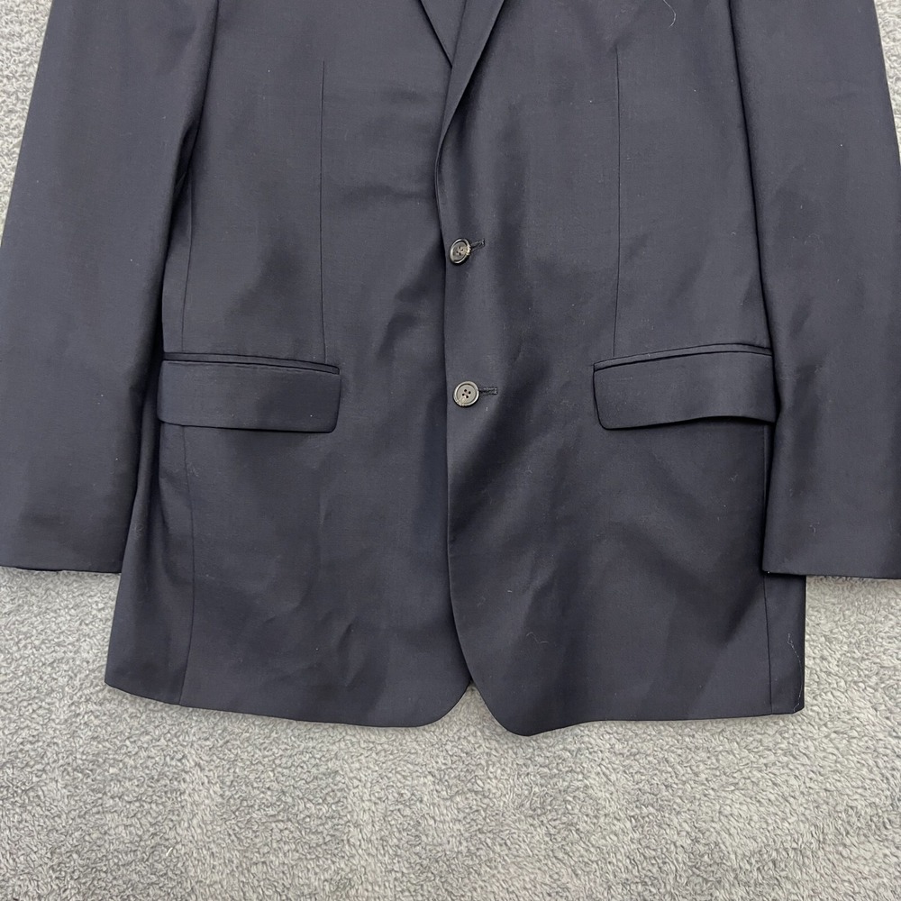Ralph Lauren Blazer Mens 42R Navy Blue Excellent Two Button Wool Jacket - Picture 6 of 15